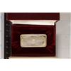 Image 2 : 2.3 OZ. STERLING SILVER "CHRISTMAS 1970" INGOT BY