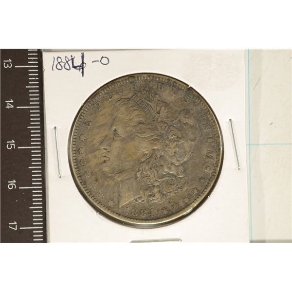 1884-O MORGAN SILVER DOLLAR