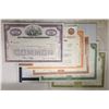Image 1 : 6 VINTAGE STOCK CERTIFICATES
