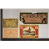 Image 1 : 4-1920 / 21 GERMAN NOTGELDS: 1-FIFTY PFENNING(TEAR