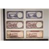Image 2 : 6 IRAN CRISP UNC BILLS: 2-1958 TEN RIALS, 2-1961
