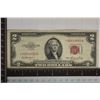 Image 1 : 1953 US $2 RED SEAL STAR NOTE