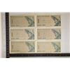 Image 1 : 6-1964 INDONESIA 1 SEN BILLS. 5 ARE CRISP UNC & 1