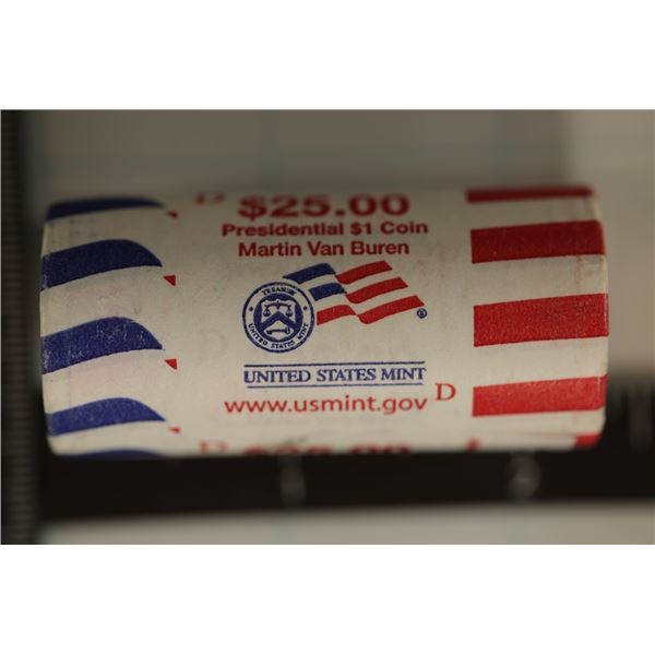 2008-D SOLID DATE BU $25 ROLL OF "MARTIN VAN