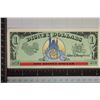 Image 2 : 1997 DISNEY $1 CRISP UNC COLORIZED BILL