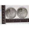 Image 2 : 2-1 OZ. SILVER PLATED COLORIZED POLAR BEAR COINS