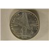 Image 1 : 1966 PORTUGUESA SILVER UNC 20 ESCUDOS .209 OZ