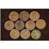 Image 1 : 10 INDIAN HEAD CENTS: 1895-1906