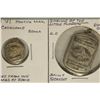 Image 1 : 2 SILVER RELIGIOUS PENDANTS: PAULUS VI (INLUDES