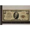 Image 1 : 1929 US $10 NATIONAL CURRENCY BROWN SEAL CHASE