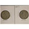 Image 1 : 1942 & 1947 DOMINICAN REPUBLIC SILVER 25 CENTAVOS