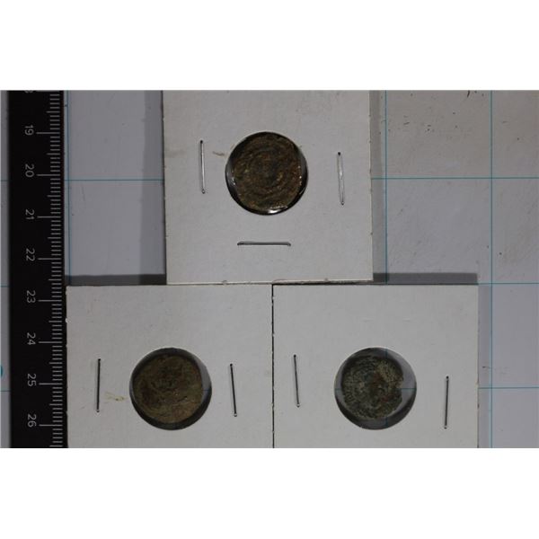 3 ROMAN ANCIENT COINS