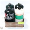 Image 1 : LOT OF MINI GREEN PROPANE TANKS