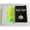 Image 1 : ESTATE MENS RING & TRAIN CUFFLINKS IN BOX