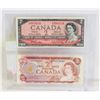 Image 1 : $2 1954 $2 1974 NOTES