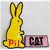 Image 1 : TIN PILSNER & CAT SIGN/ LICENSE PLATE