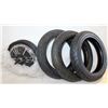 Image 1 : NEW 14" SCOOTER WHEEL W/MOTORIZED HUB+3 NEW TIRES