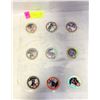 Image 1 : 9 WAYNE GRETZKY COLLECTOR POGS