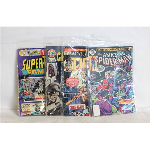 4 VINTAGE COMIC BOOKS