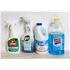Image 1 : FLAT OF CLEANING SUPPLIES FULL OR MOSTLY FULL