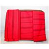 Image 1 : SEWING & QUILTING FABRIC (24 YARDS RED COTTON)