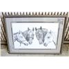 Image 1 : PROFESSIONALLY FRAMED AND MATTED PRINT BY NONA
