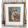 Image 1 : VINTAGE FRAMED EUROPEAN PRINT