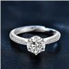 Image 1 : GRA CERTIFIED ROUND BRILLIANT MOISSANITE