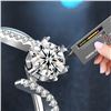 Image 3 : 1 CT GRA CERTIFIED ROUND BRILLLIANT MOISSANITE 925S