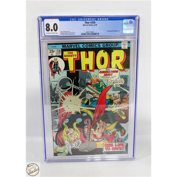CGC 8.0 THOR #236