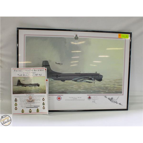 ROYAL CANADIAN AIR FORCE 20" X 28" PRINT 145/450