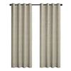 Image 1 : NEW SUN BLK TOTAL BLACKOUT 2 PANEL CURTAINS 52X90"