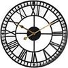 Image 1 : BRAND NEW EVURSUA 24" BLACK CLOCK