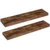 Image 1 : NEW W BOX 2PK POPI SHELVES FLOATING SHELVES BROWN