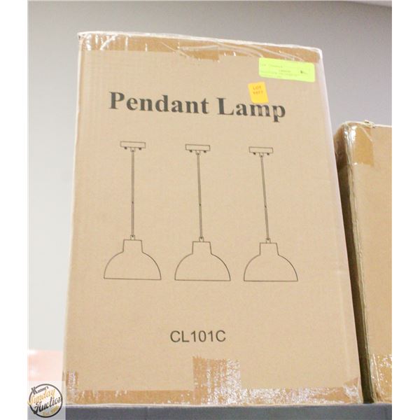 BRAND NEW 3PK CNIXN 10" PENDANT LAMP