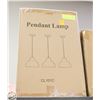 Image 1 : BRAND NEW 3PK CNIXN 10" PENDANT LAMP