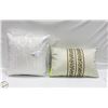 Image 1 : PAIR OF BRAND NEW SHOWHOME PILLOWS