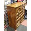 Image 1 : SOLID WOOD TALLBOY DRESSER 2 DOOR 2 DRAWER