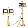 Image 1 : BRAND NEW LED WORK LIGHT W STAND 2PK 80W