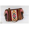 Image 1 : NEW ARIAT LEATHER PURSE WESTERN CARPET WEAVE