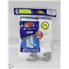 Image 1 : WHITE CREW SOCK 12-16 SIZE 6-PACK FRUIT OF THE