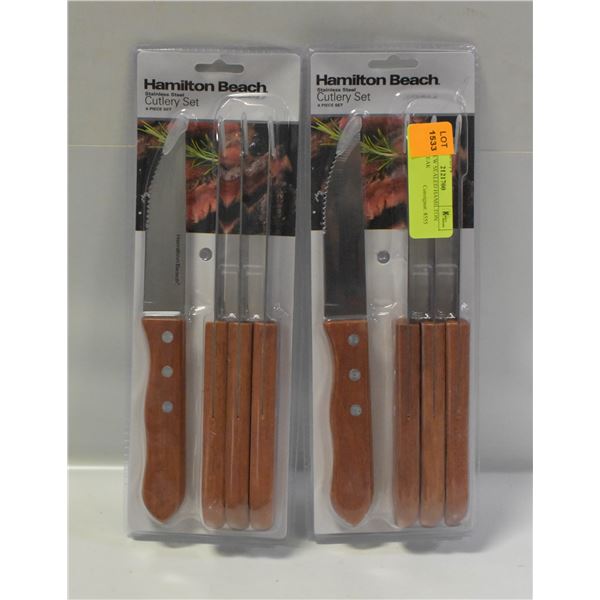 2X4PKS NEW SEALED HAMILTON BEACH STEAK