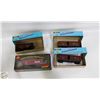 Image 1 : 4 HO TRAIN CARS IN BOX ATHEARN & ROUNDHOUSE