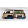 Image 1 : 4 ROUNDHOUSE HO TRAIN CARS IN BOX
