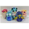 Image 1 : LOT OF 5 LARGE HATCHIMAL ANIMALS