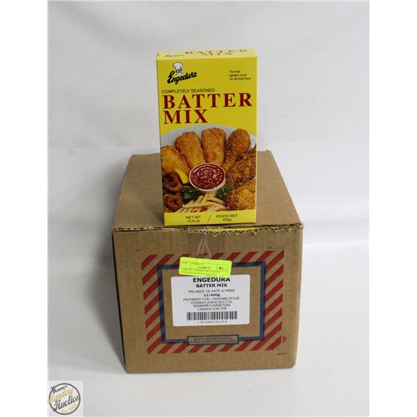 CASE OF 12 BOXES OF ENDURA CHICKEN+FISH BATTER MIX