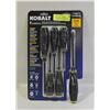 Image 1 : NEW KOBALT 6PC DIAMOND COATED TIP SCREWDRIVER SET