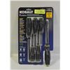 Image 1 : NEW KOBALT 6PC DIAMOND COATED TIP SCREWDRIVER SET