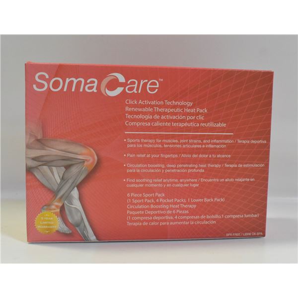 BRAND NEW SOMA CARE 6 PIECE SPORTS PACK OF