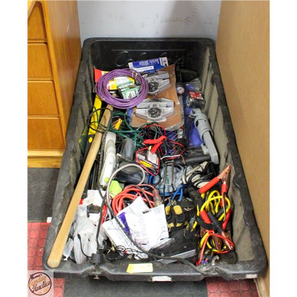 SNOWSLED WITH MISC CONTENTS